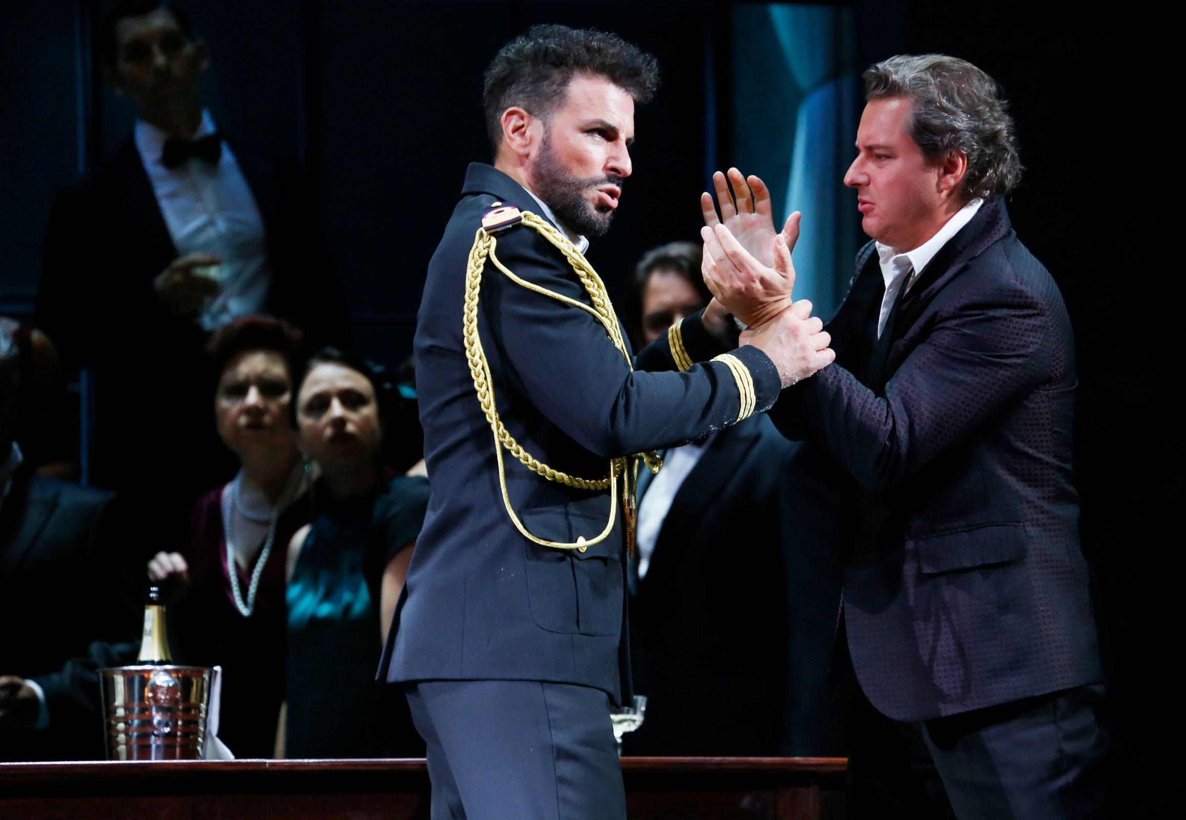 Enea Scala (Otello) and Dmitry Korchak (Rodrigo) &copy; ROF | Amati Bacciardi