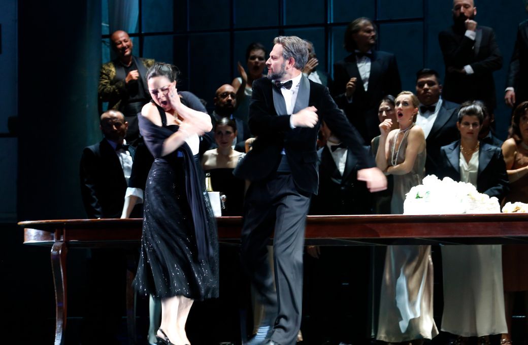 Eleonora Buratto (Desdemona) and Evgeny Stavinsky (Elmiro) &copy; ROF | Amati Bacciardi