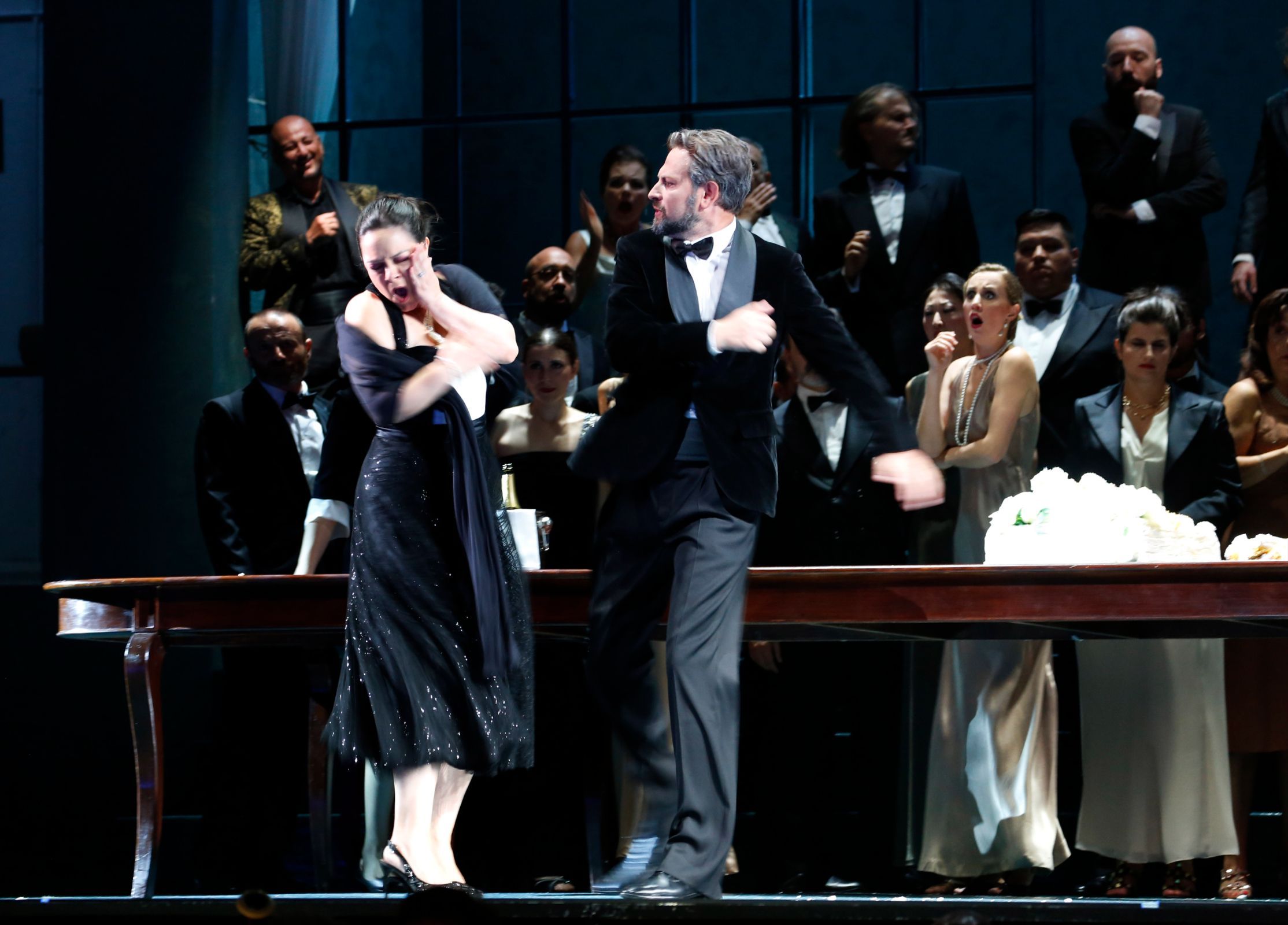 Eleonora Buratto (Desdemona) and Evgeny Stavinsky (Elmiro) &copy; ROF | Amati Bacciardi