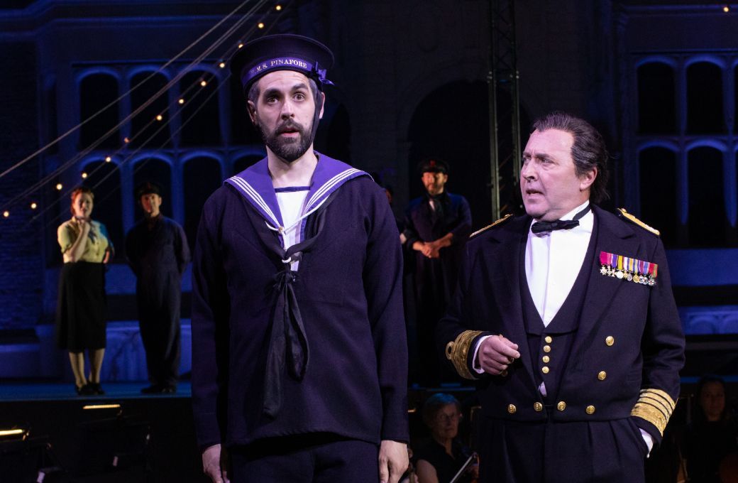 John Savournin (Captain Corcoran) and Richard Burkhard (Sir Joseph Porter) © Ali Wright