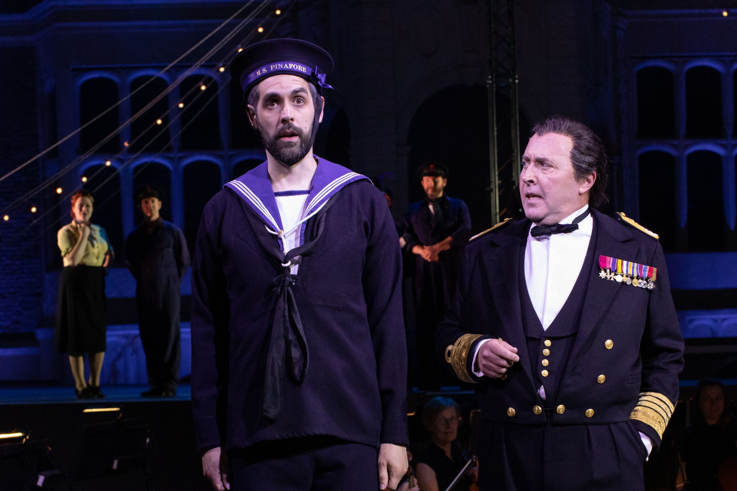 John Savournin (Captain Corcoran) and Richard Burkhard (Sir Joseph Porter) © Ali Wright
