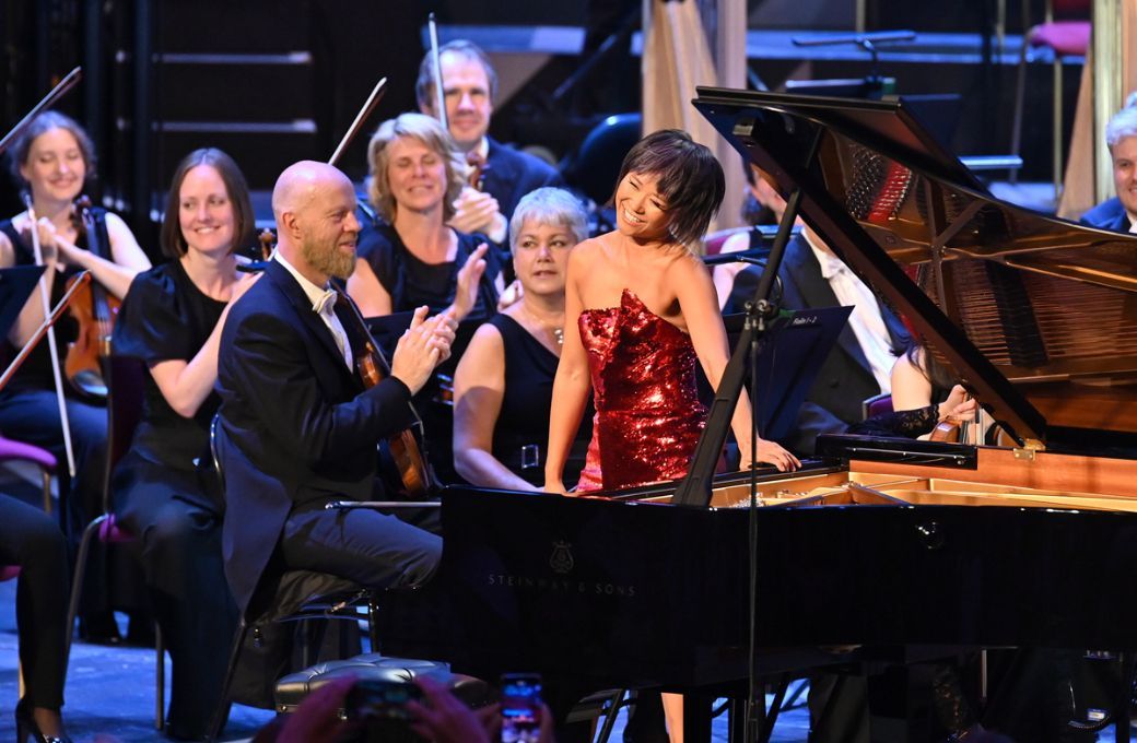 Yuja Wang wows the BBC Proms audience, with strong support from the