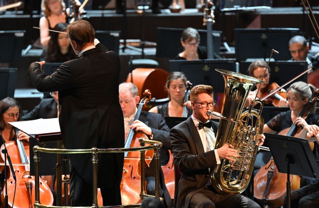 Sakari Oramo, Constantin Hartwig and the BBCSO &copy; BBC | Chris Christodoulou