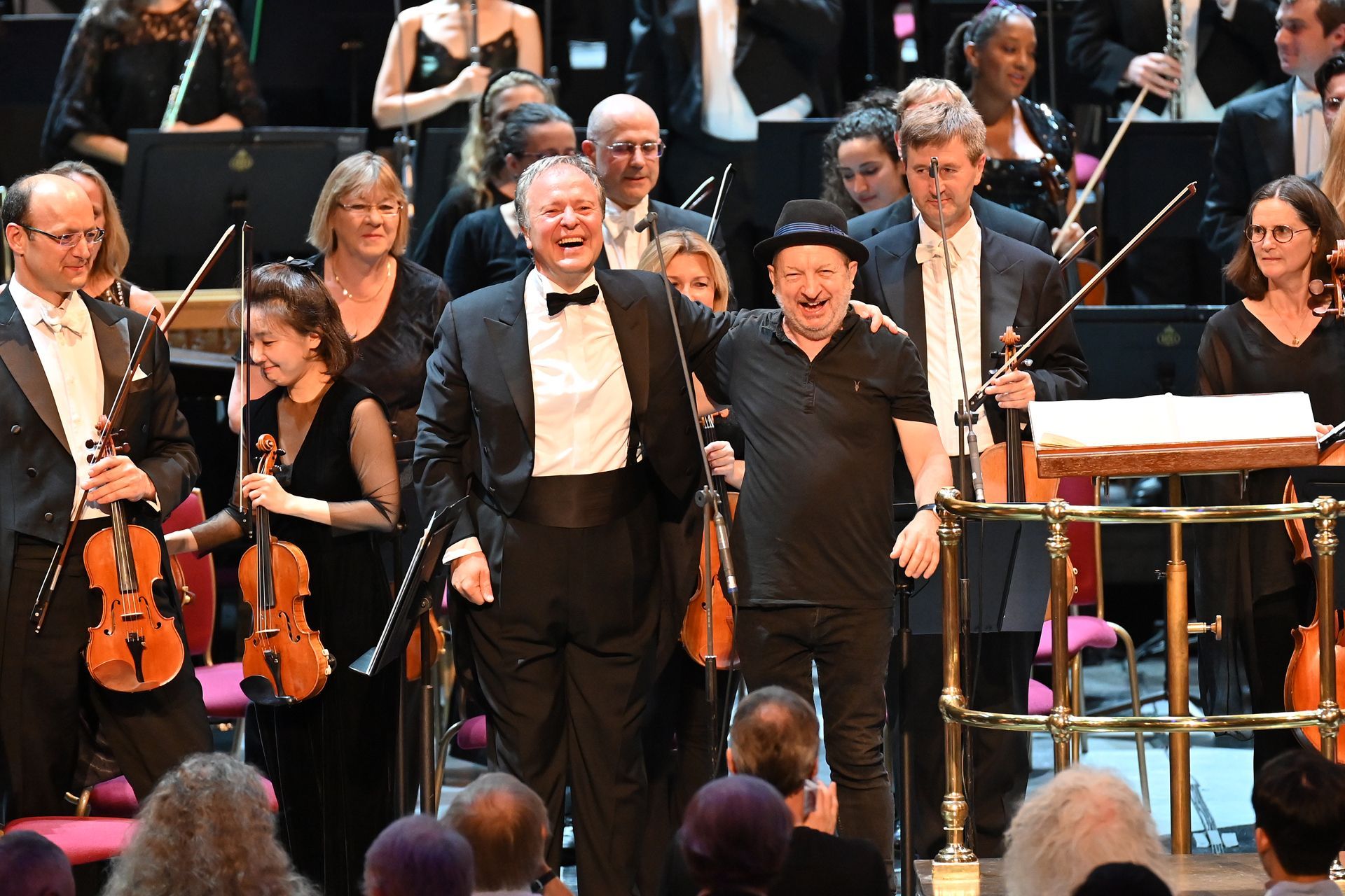 Sakari Oramo, Mark-Anthony Turnage and the BBCSO &copy; BBC | Chris Christodoulou