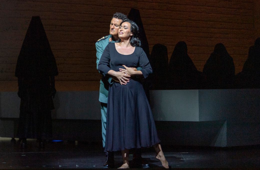 Piotr Beczała (Radam&egrave;s) und Elena Stikhina (Aida) &copy; Salzburger Festspiele | Ruth Walz