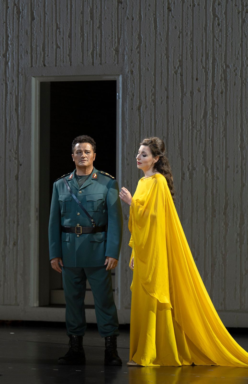 Piotr Beczała (Radamès) und Ève-Maud Hubeaux (Amneris) &copy; Salzburger Festspiele | Ruth Walz