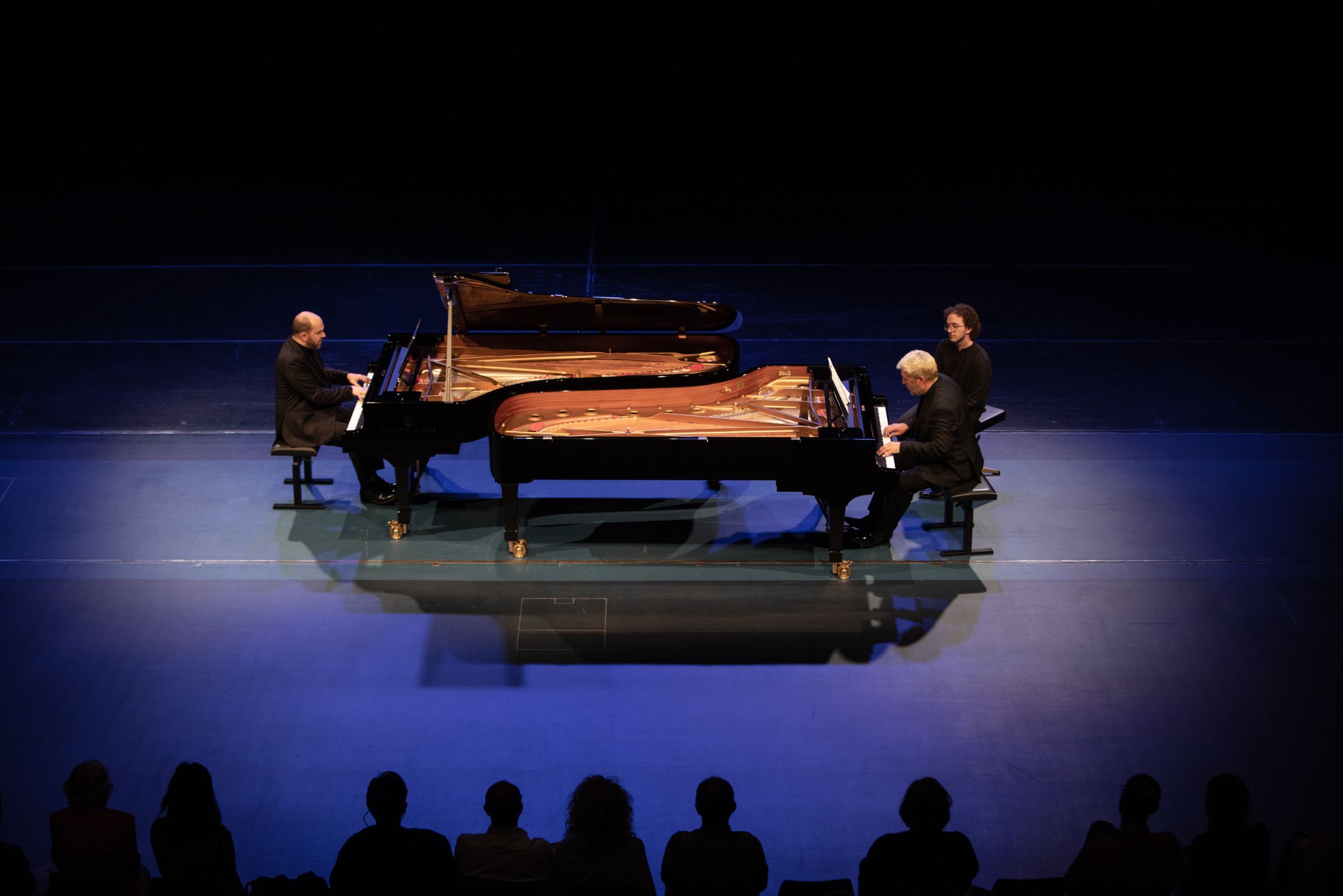 Kirill Gerstein and Thomas Adès &copy; Manuel Ajans | Lucerne Festival