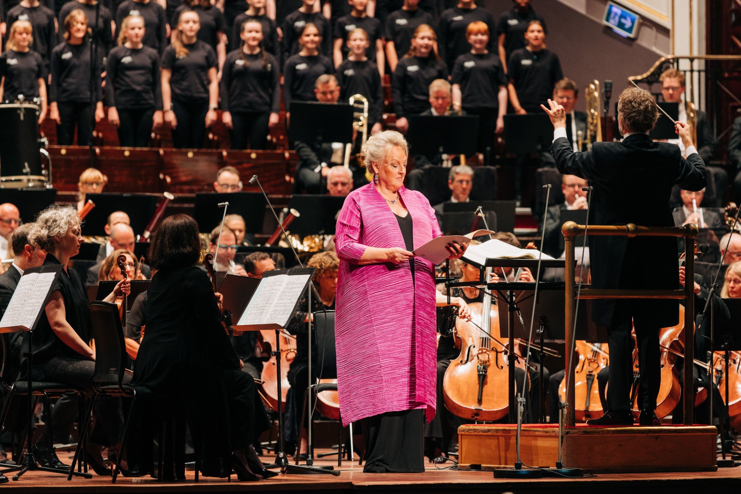 Linda Watson, Thomas Søndergård and the RSNO © Andrew Perry