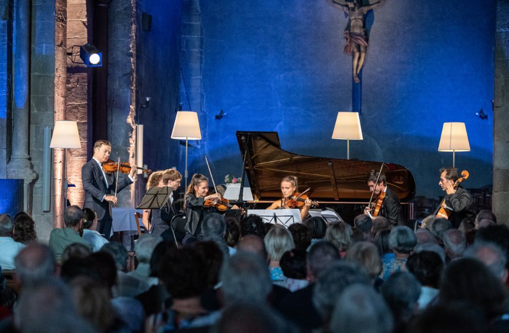 Renaud Capu&ccedil;on et les Jeunes solistes dans le <i>Concert</i> d'Ernest Chausson &copy; Bruno Moussier