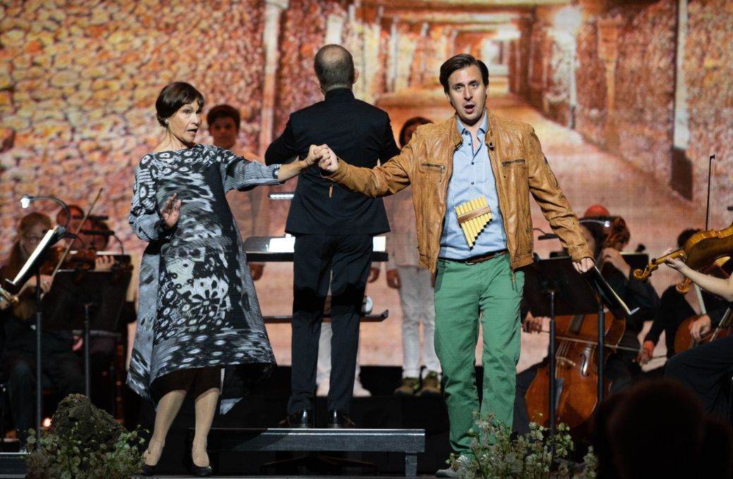 Sandrine Piau (Pamina) et Christoph Filler (Papageno) © Gstaad Menuhin Festival & Academy