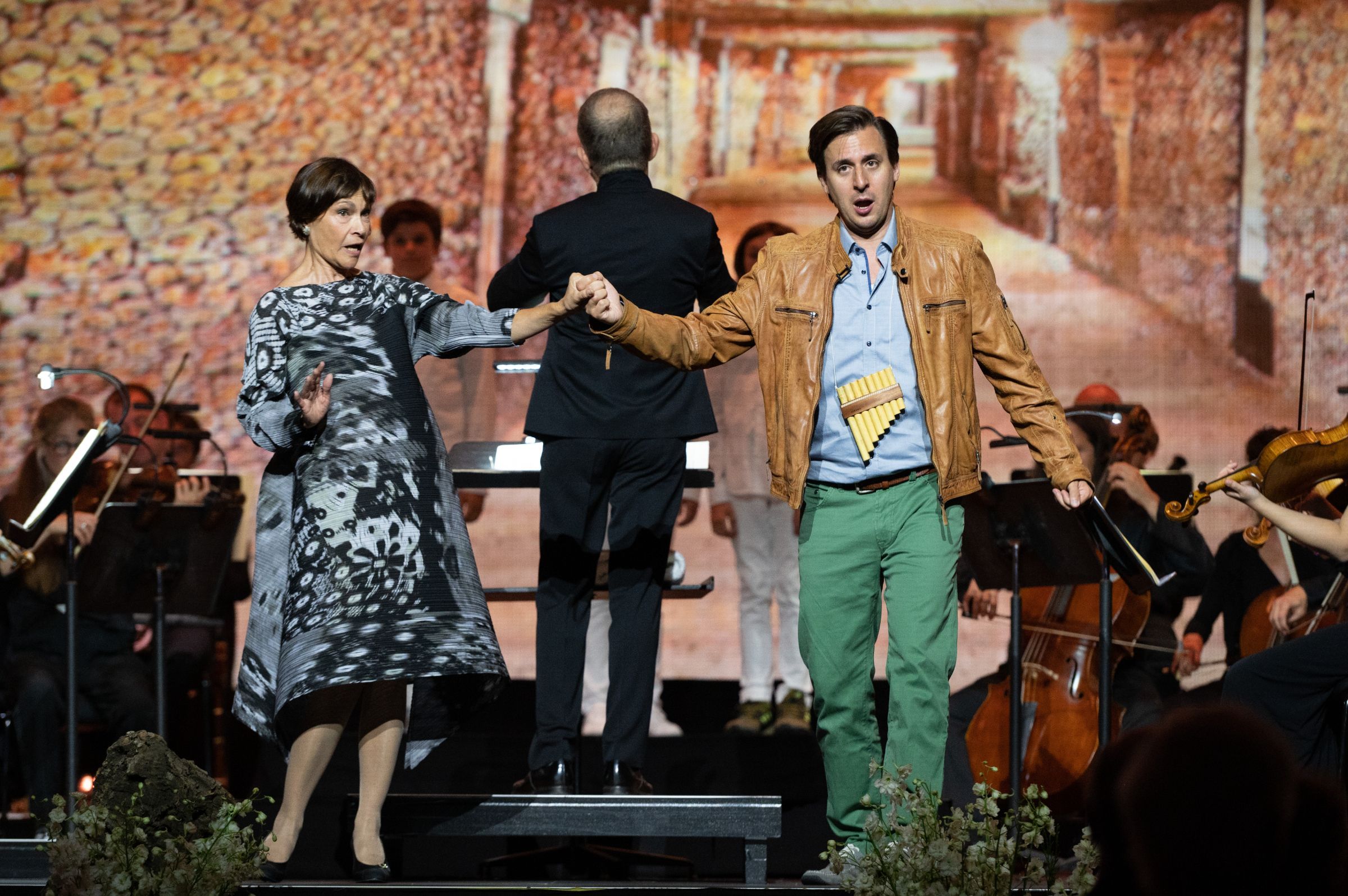 Sandrine Piau (Pamina) et Christoph Filler (Papageno) &copy; Gstaad Menuhin Festival &amp; Academy