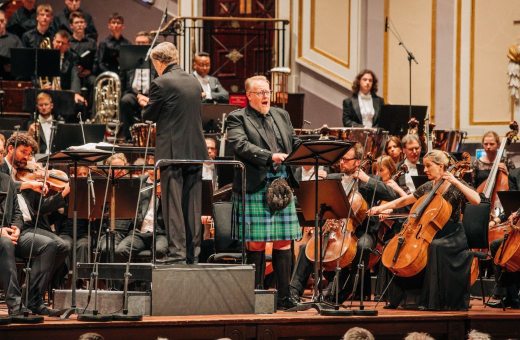 Sir Andrew Davis, Iain Paterson and the RSNO &copy; Andrew Perry