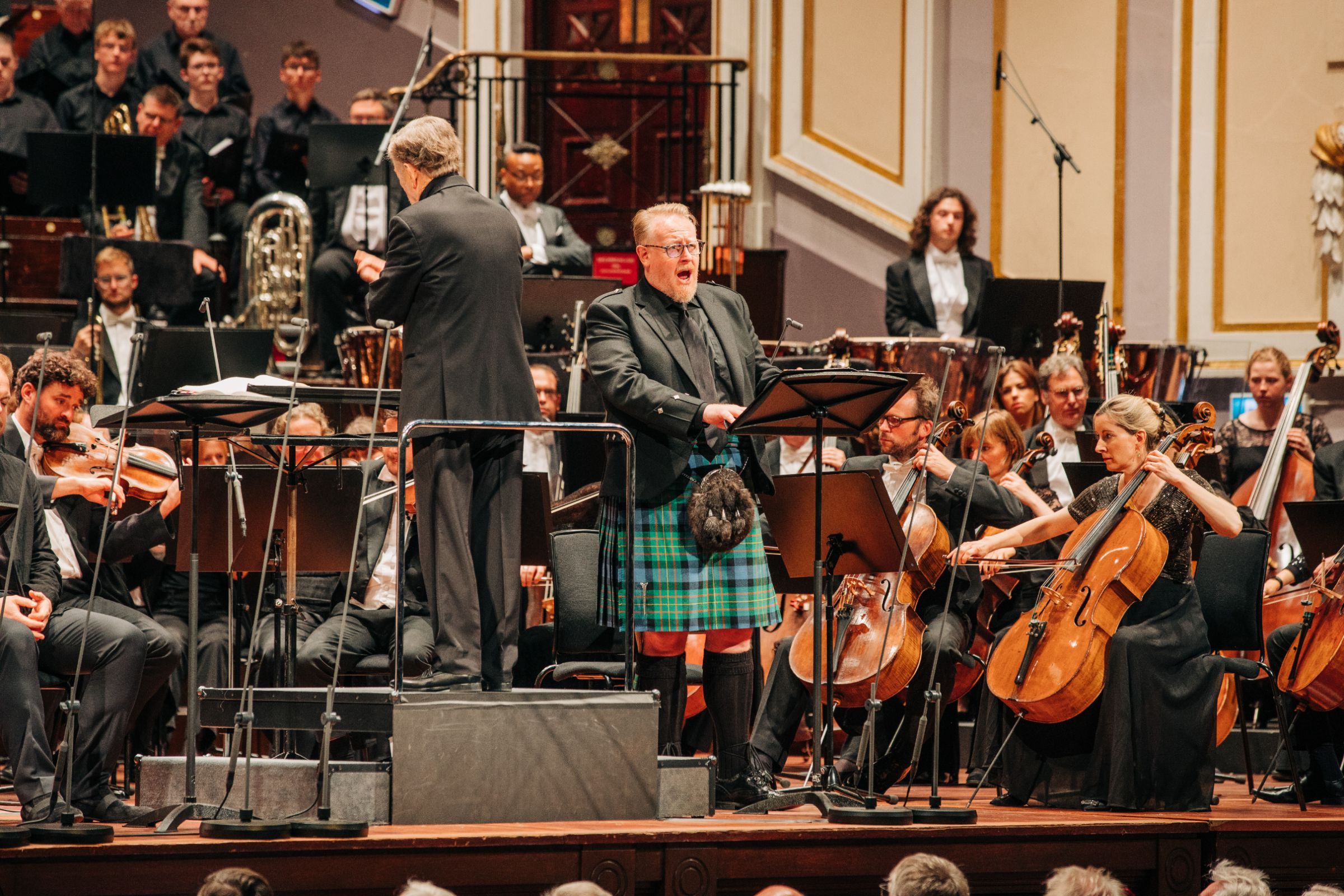 Sir Andrew Davis, Iain Paterson and the RSNO &copy; Andrew Perry
