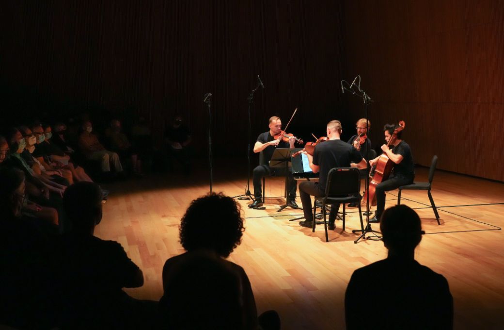 JACK Quartet at Time:Spans © Steven Pisano for Bachtrack
