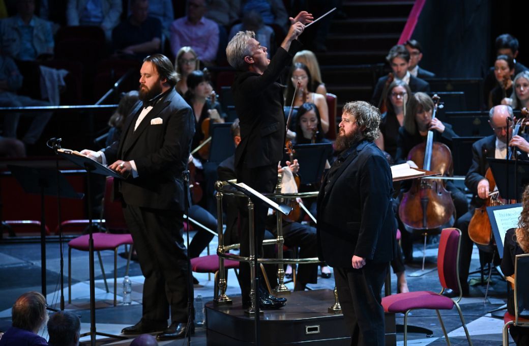 James Platt, Edward Gardner, Allan Clayton and the LPO &copy; BBC | Chris Christodoulou