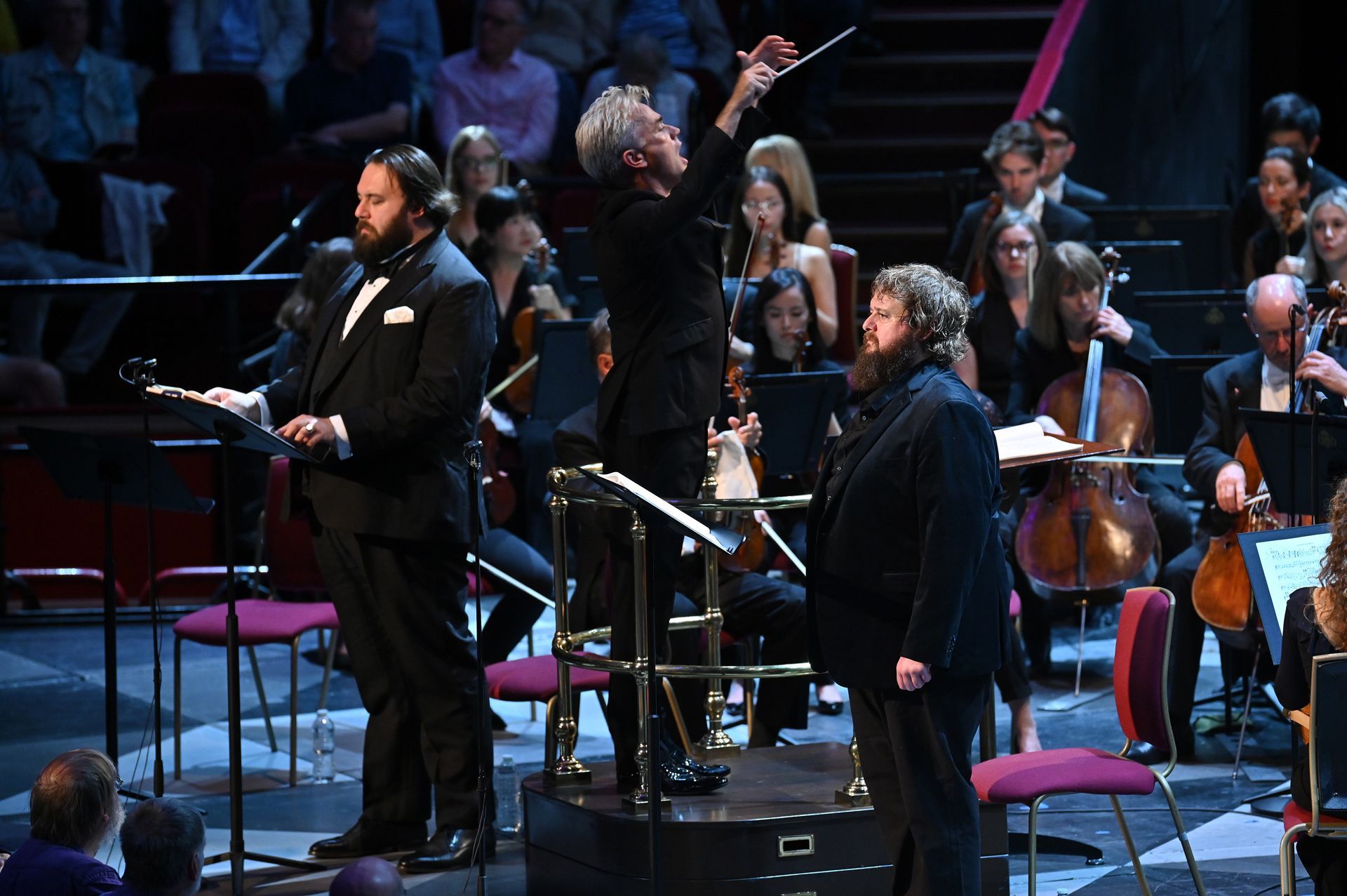 James Platt, Edward Gardner, Allan Clayton and the LPO &copy; BBC | Chris Christodoulou
