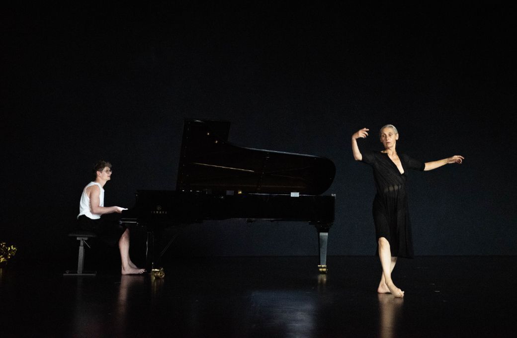 Pavel Kolesnikov and Anne Teresa De Keersmaeker in <i>The Goldberg Variations</i> &copy; Anne Van Aerschot