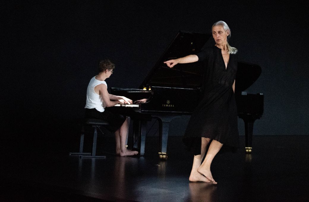 Pavel Kolesnikov and Anne Teresa De Keersmaeker in <i>The Goldberg Variations</i> &copy; Anne Van Aerschot