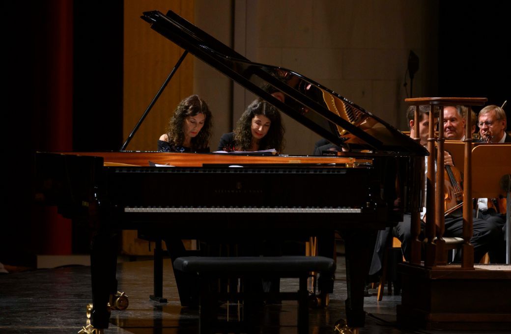Las pianistas Katia y Marielle Labèque &copy; Festival Internacional de Santander