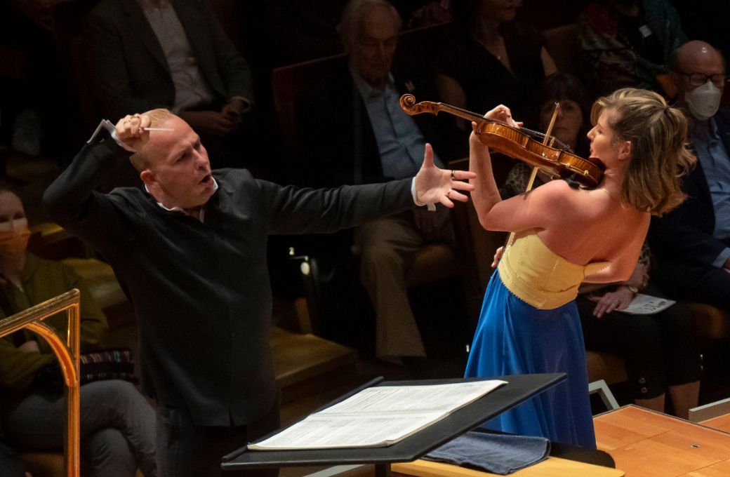 Yannick Nézet-Séguin und Lisa Batiashvili &copy; Todd Rosenberg Photography | Philadelphia Orchestra