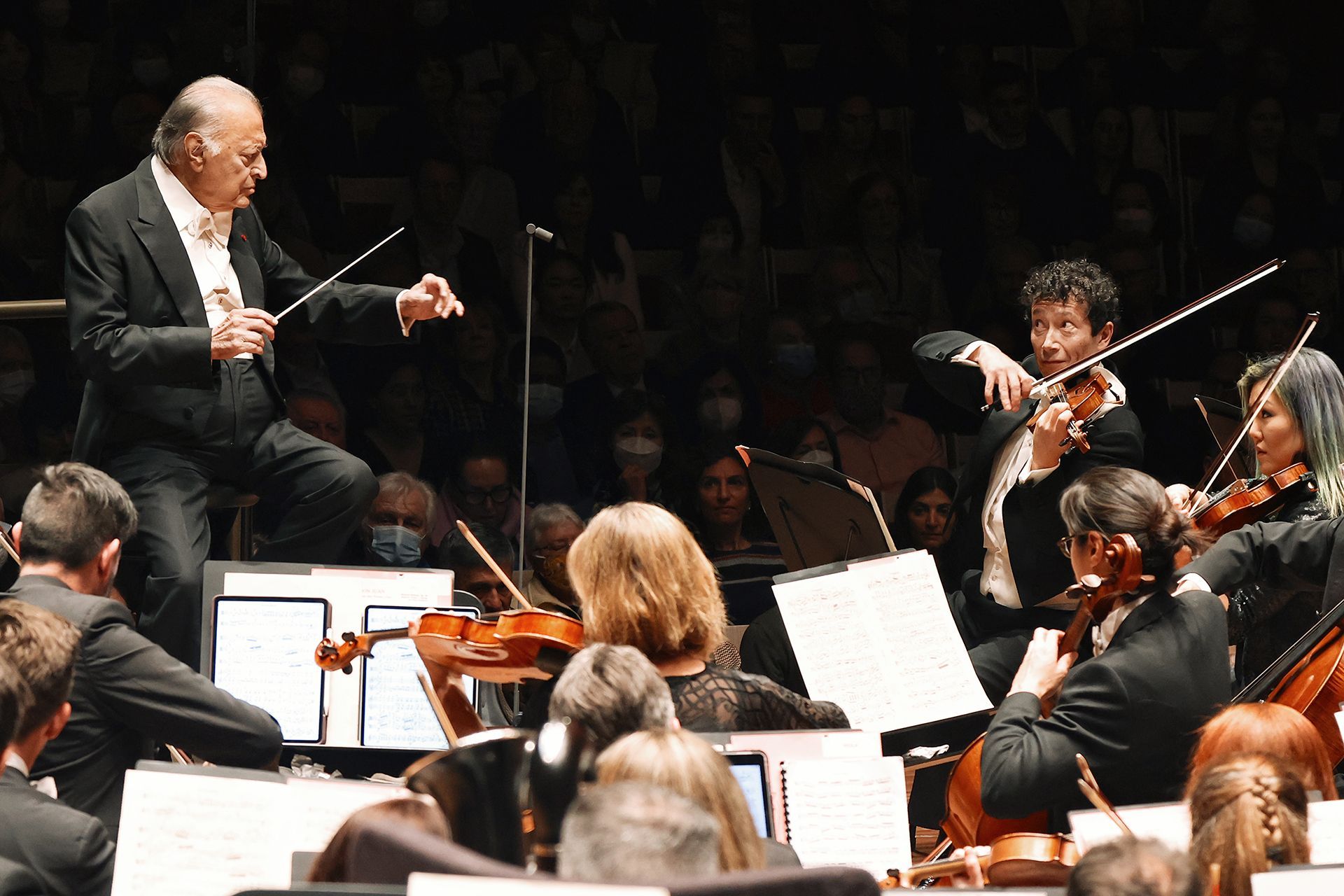 Zubin Mehta conducts the Australia World Orchestra &copy; Prudence Upton