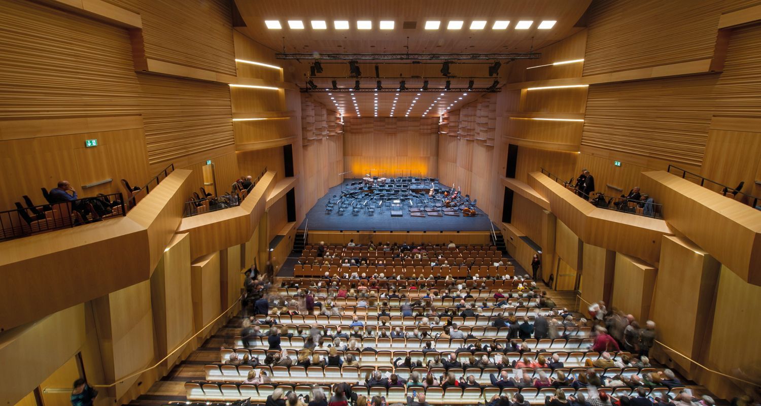 The Sala Teatro in the LAC Lugano Arte e Cultura © Adriano Heitmann