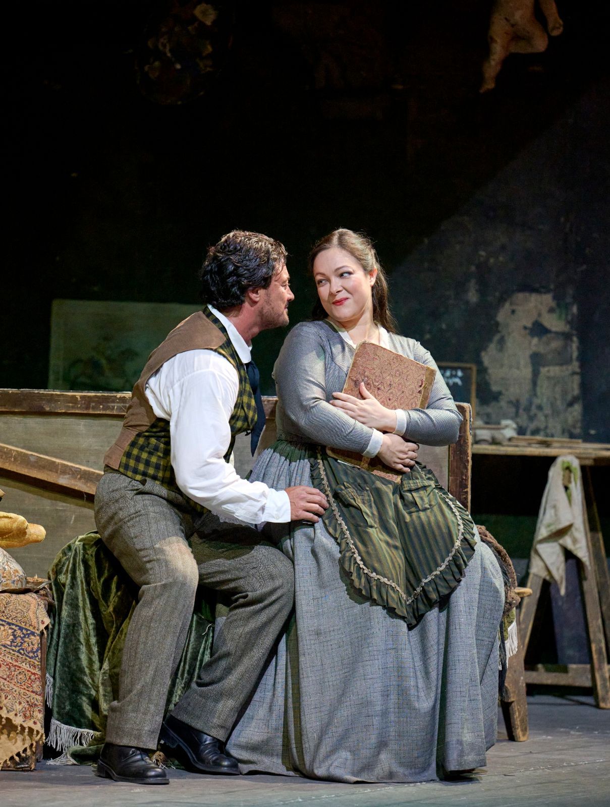 Vittorio Grigolo (Rodolfo) und Eleonora Buratto (Mimì) &copy; Michael Pöhn | Wiener Staatsoper
