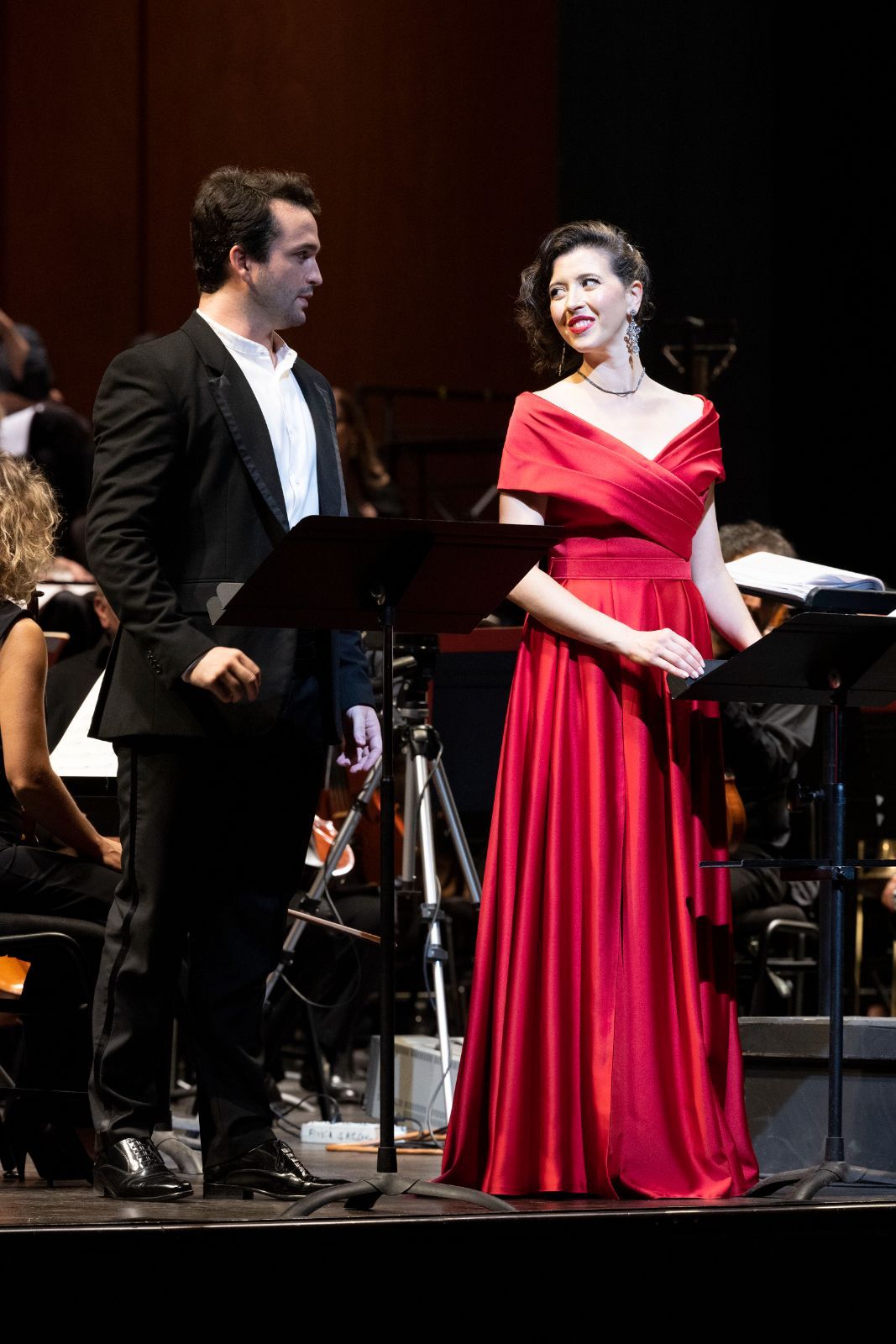 Xabier Anduaga and Lisette Oropesa &copy; Luciano Romano