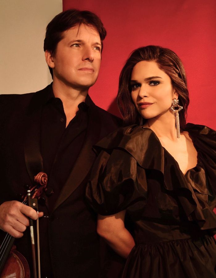 Joshua Bell and Larisa Martinez © Shervin Lainez