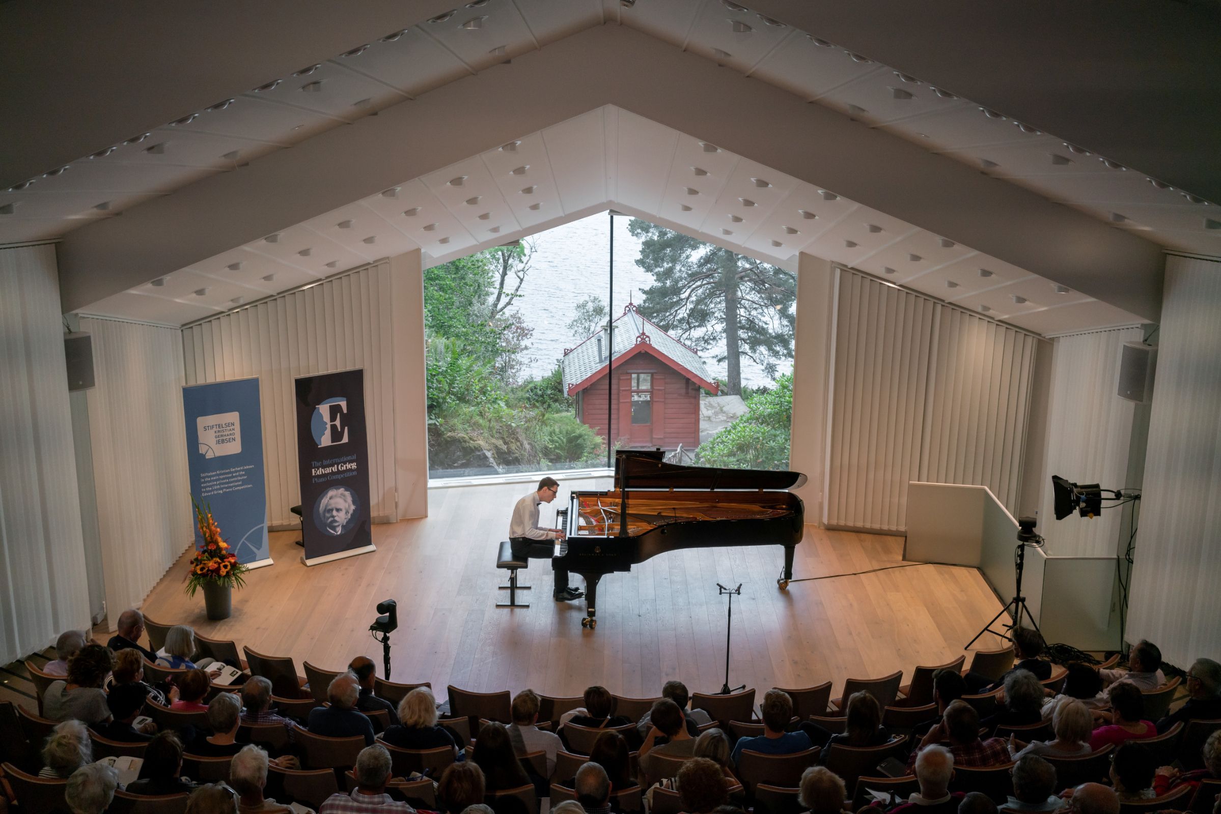 Troldsalen, the concert hall in Troldhaugen © Dag Fosse / KODE