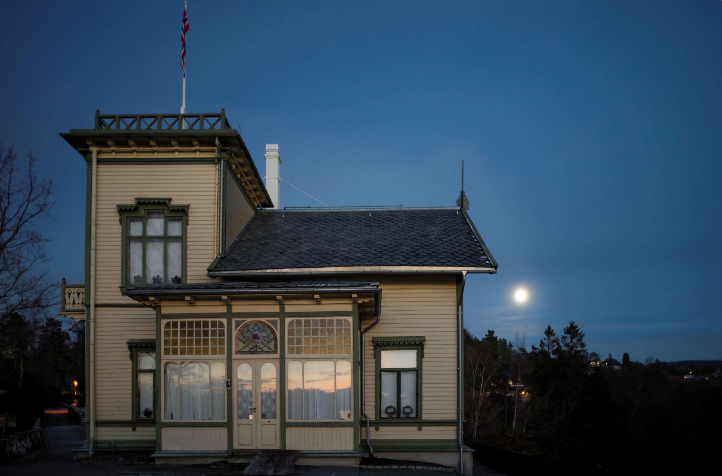 The villa Troldhaugen, Edvard Grieg's house which contains part of the museum © Dag Fosse / KODE