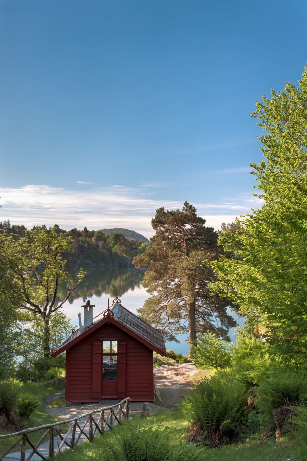 Edvard Grieg's composing hut at Troldhaugen © Dag Fosse / KODE