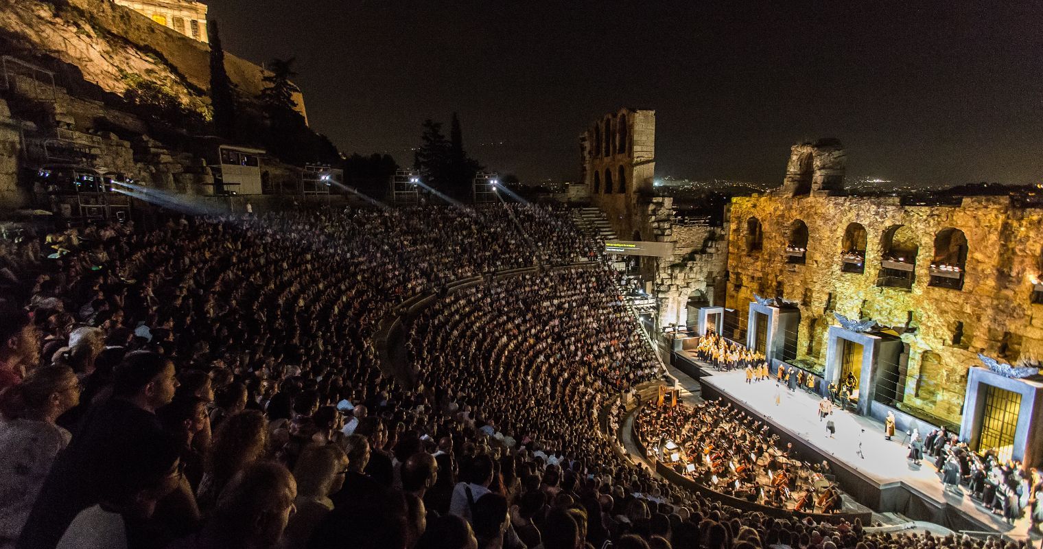 <i>Nabucco</i> at the Odeon of Herodes Atticus © Dimitris Sakalakis