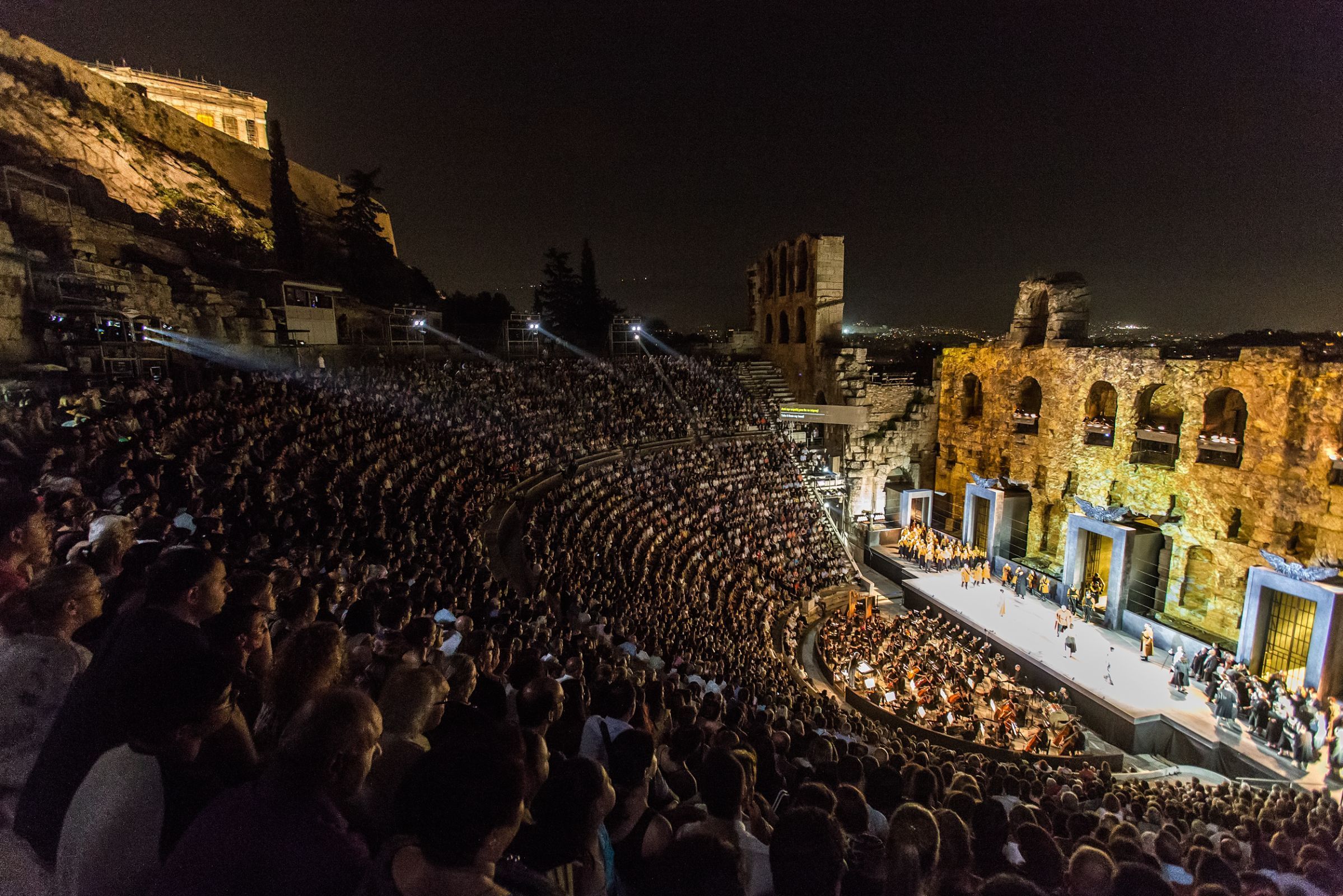 <i>Nabucco</i> at the Odeon of Herodes Atticus © Dimitris Sakalakis