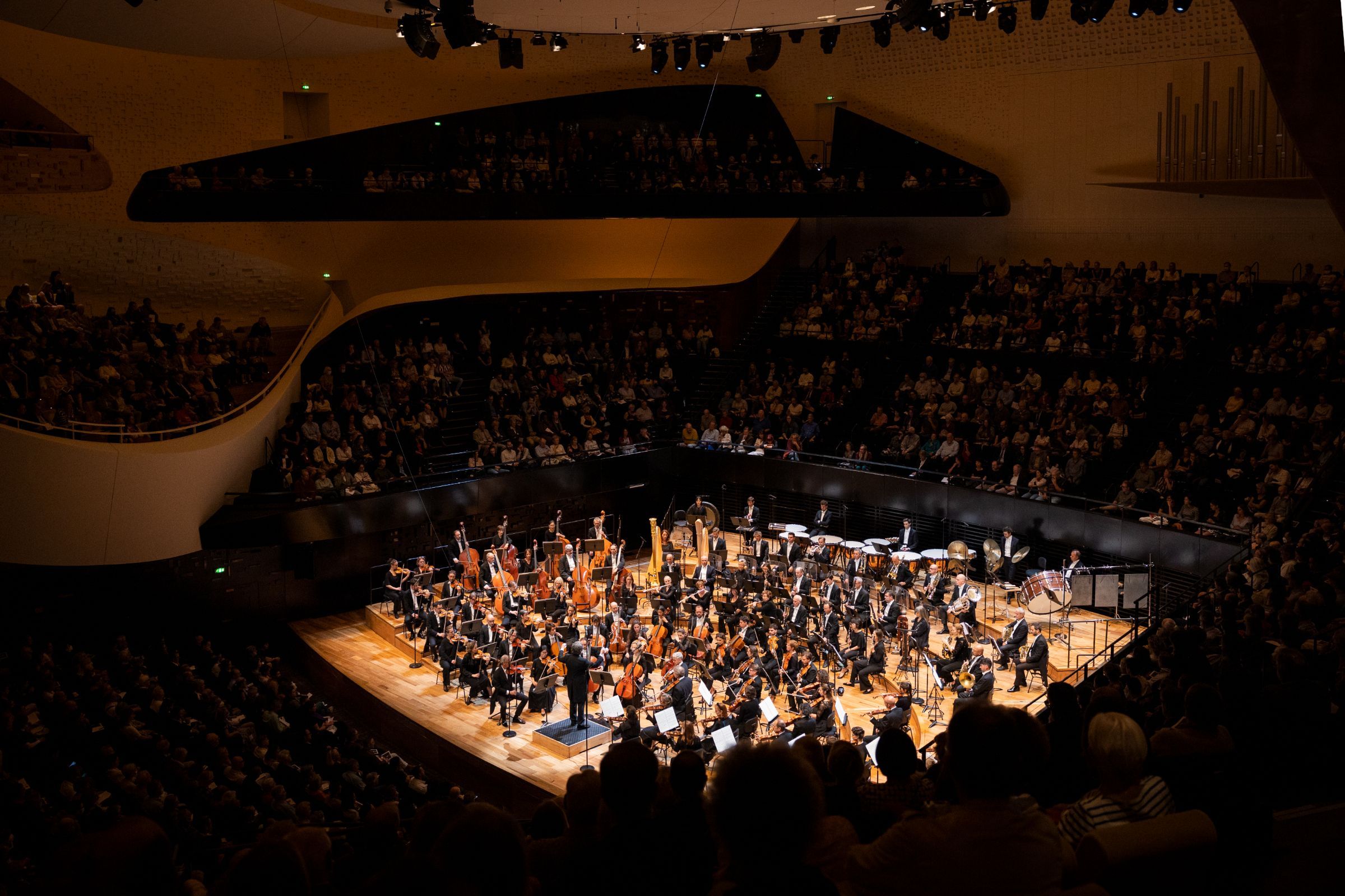L'Orchestre de l'Opéra national de Paris dans la <i>Neuvième</i> de Mahler © Elisa Haberer / Opéra national de Paris