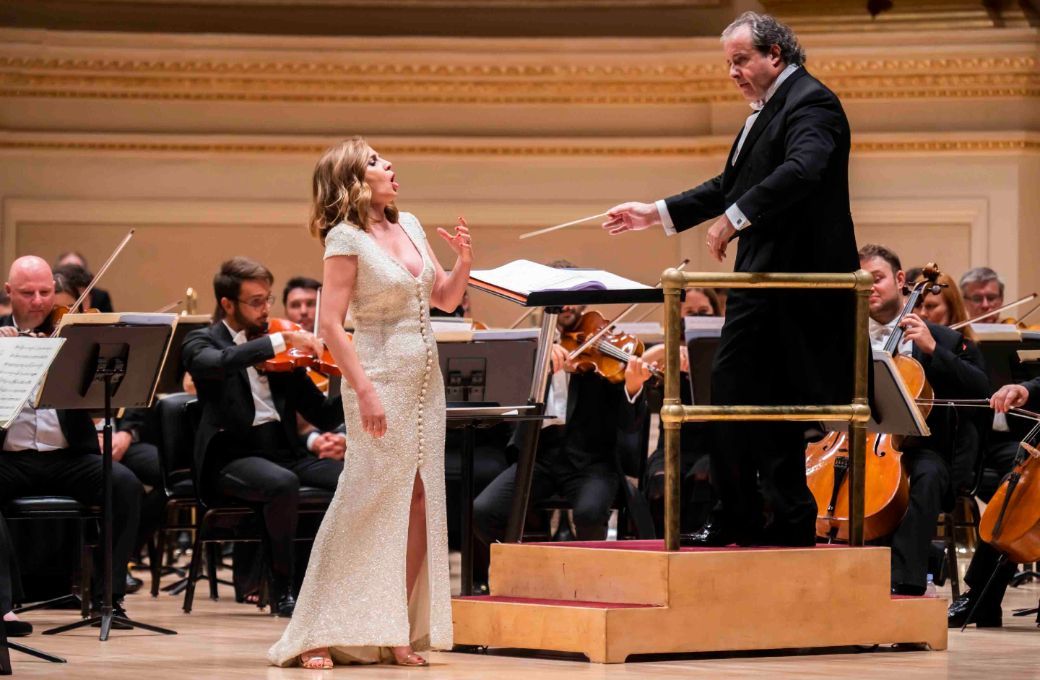 Sabina Pu&eacute;rtolas, Juanjo Mena and the Orquesta Titular del Teatro Real &copy; Chris Lee