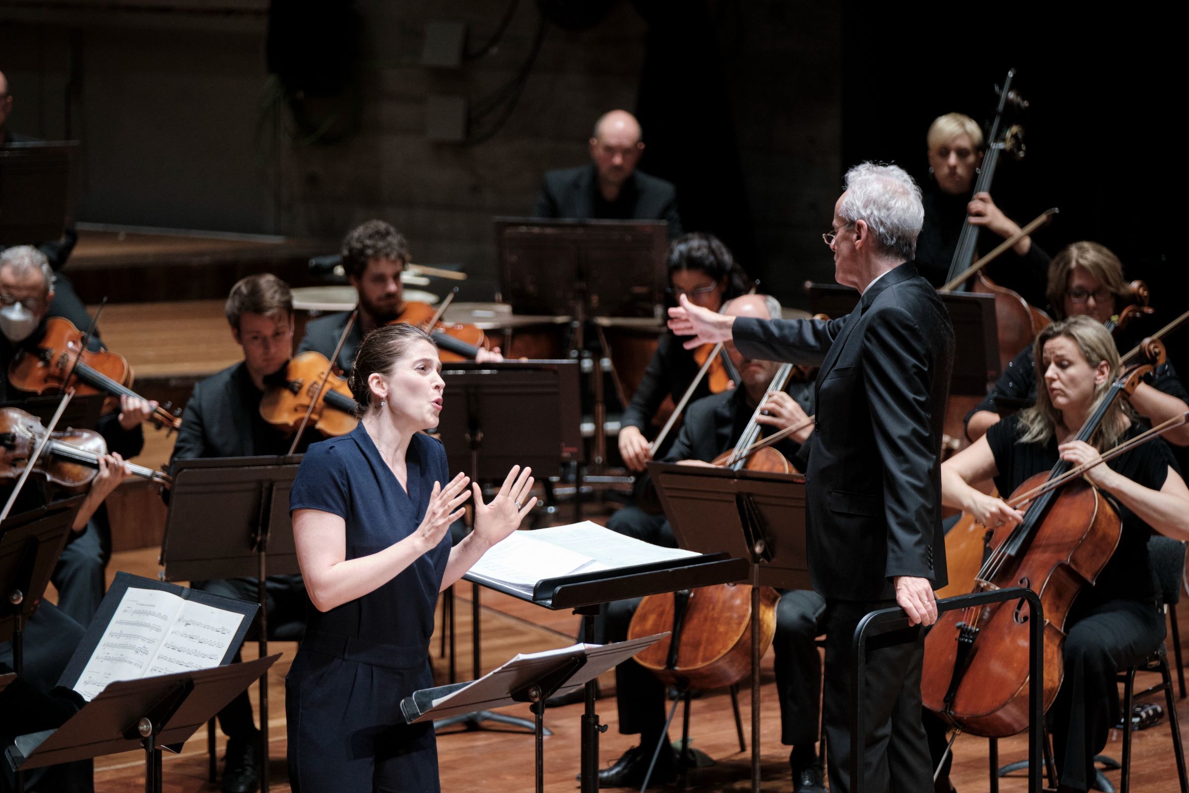 Virginie Verrez, Paul Daniel and the London Philharmonic Orchestra © Russell Duncan