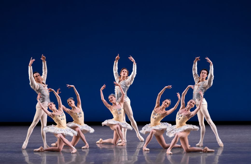 New York City Ballet in George Balanchine&rsquo;s <i>Divertimento no. 15</i> &copy; Erin Baiano