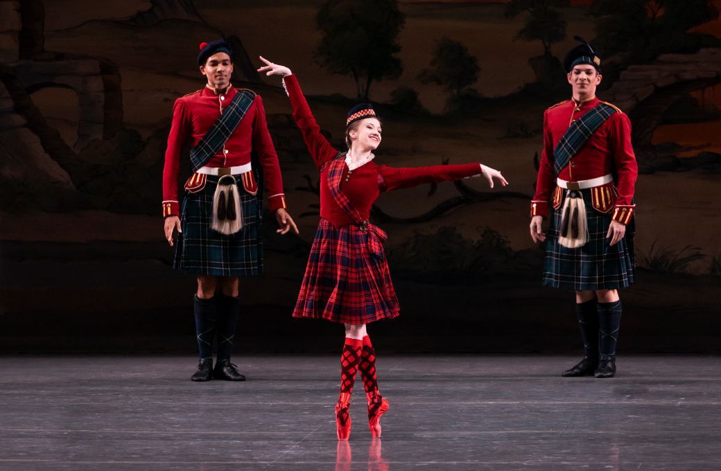 Baily Jones in George Balanchine&rsquo;s <i>Scotch Symphony</i> &copy; Paul Kolnik