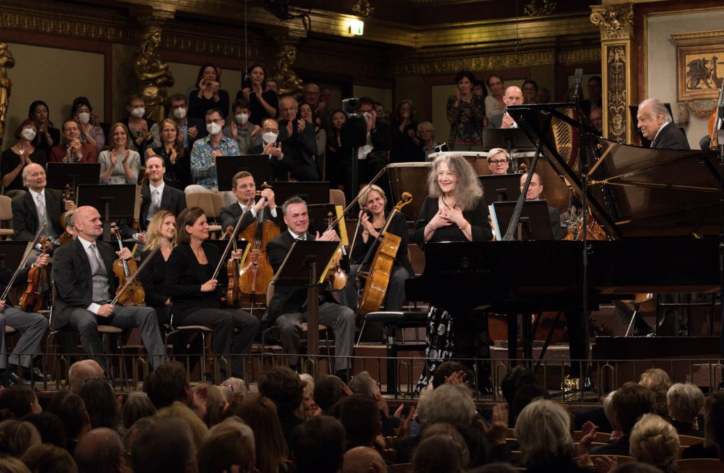 Martha Argerich au Musikverein avec les Wiener Philharmoniker &copy; Vienna Philharmonic / Terry Linke