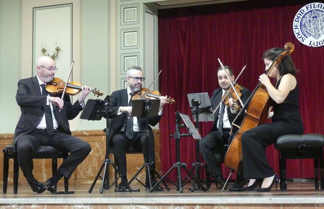El Cuarteto Quiroga en el Círculo de las Artes de Lugo &copy; Sociedad Filarmónica de Lugo