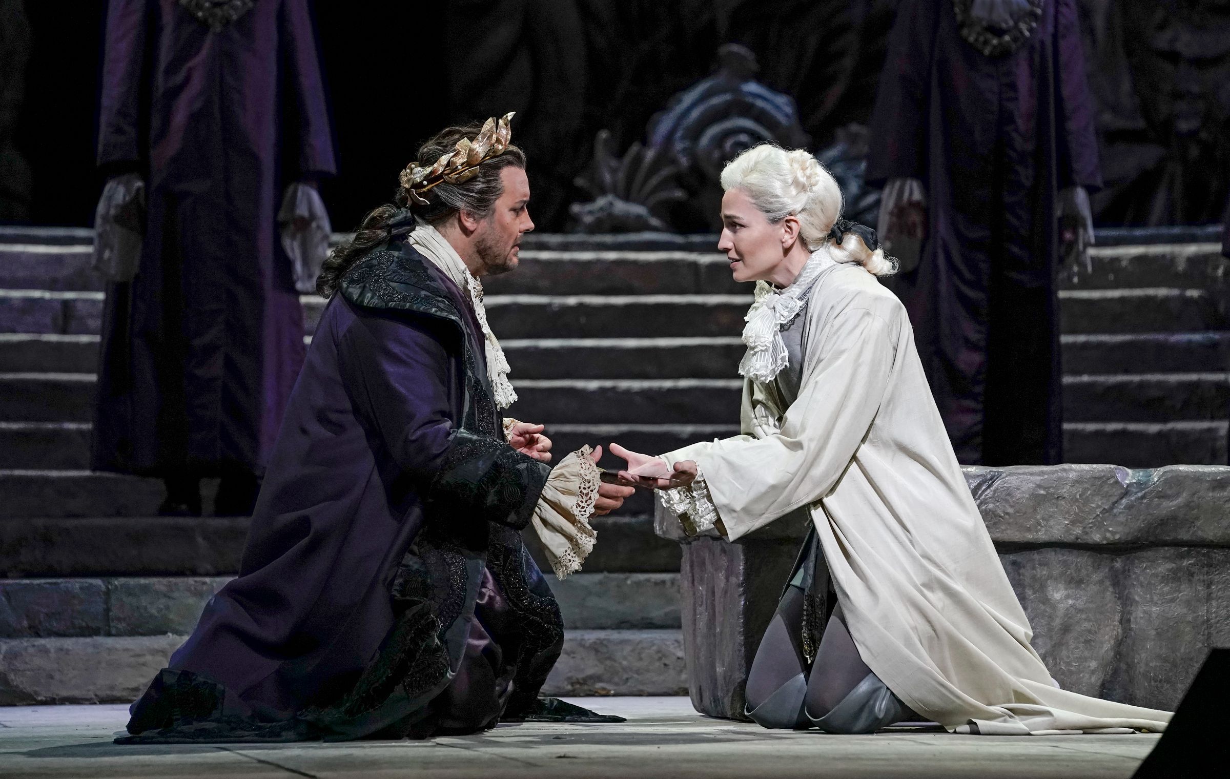 Michael Spyres (Idomeneo) and Kate Lindsey (Idamante) © Karen Almond | Met Opera