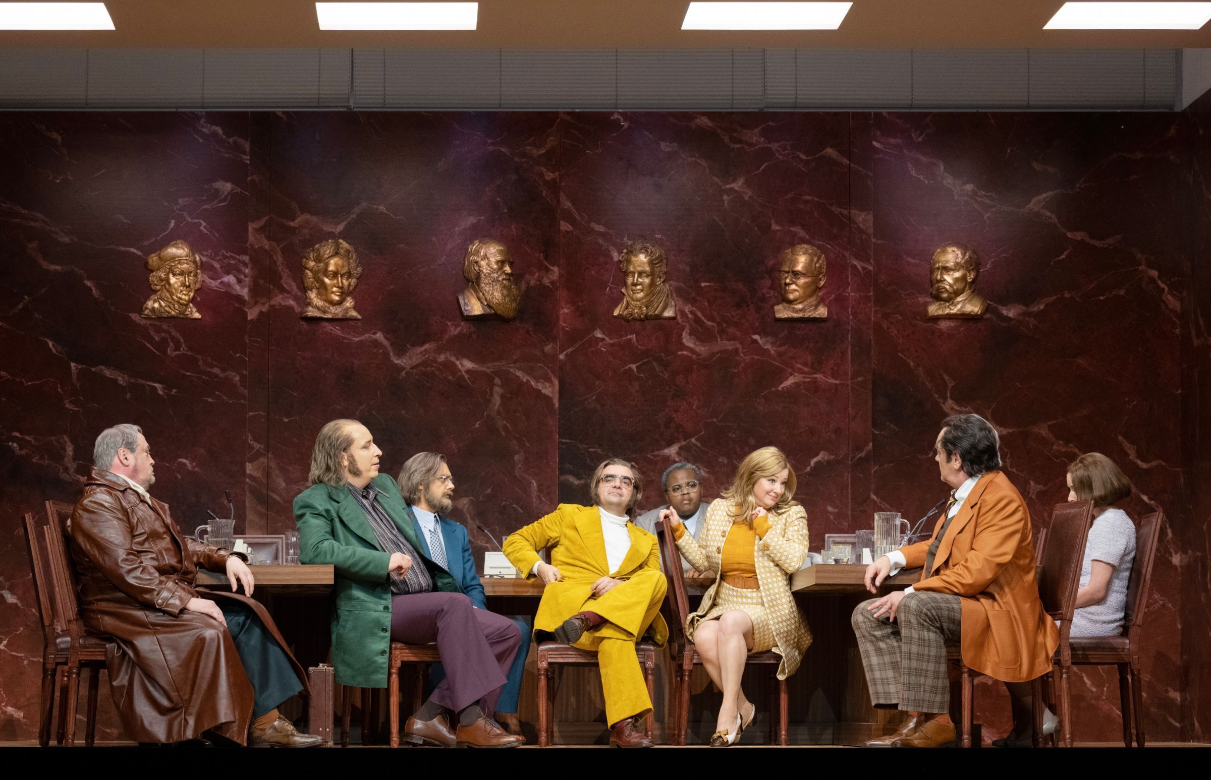 Peter Rose, Mika Kares, Lauri Vasar, Rolando Villazón, Siyabonga Maqungo, Claudia Mahnke, M. Volle &copy; Monika Rittershaus