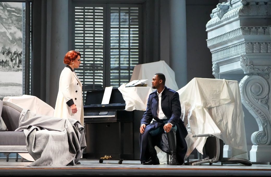 Daniela Mack (Desdemona) and Khanyiso Gwenxane (Otello) &copy; Steven Pisano