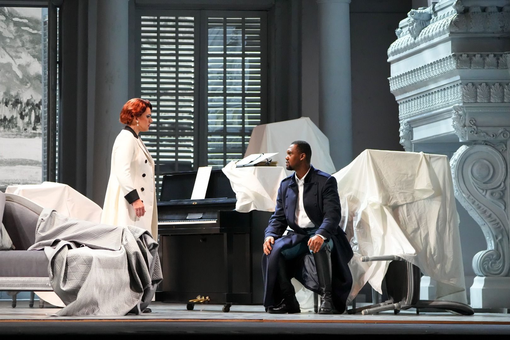 Daniela Mack (Desdemona) and Khanyiso Gwenxane (Otello) &copy; Steven Pisano