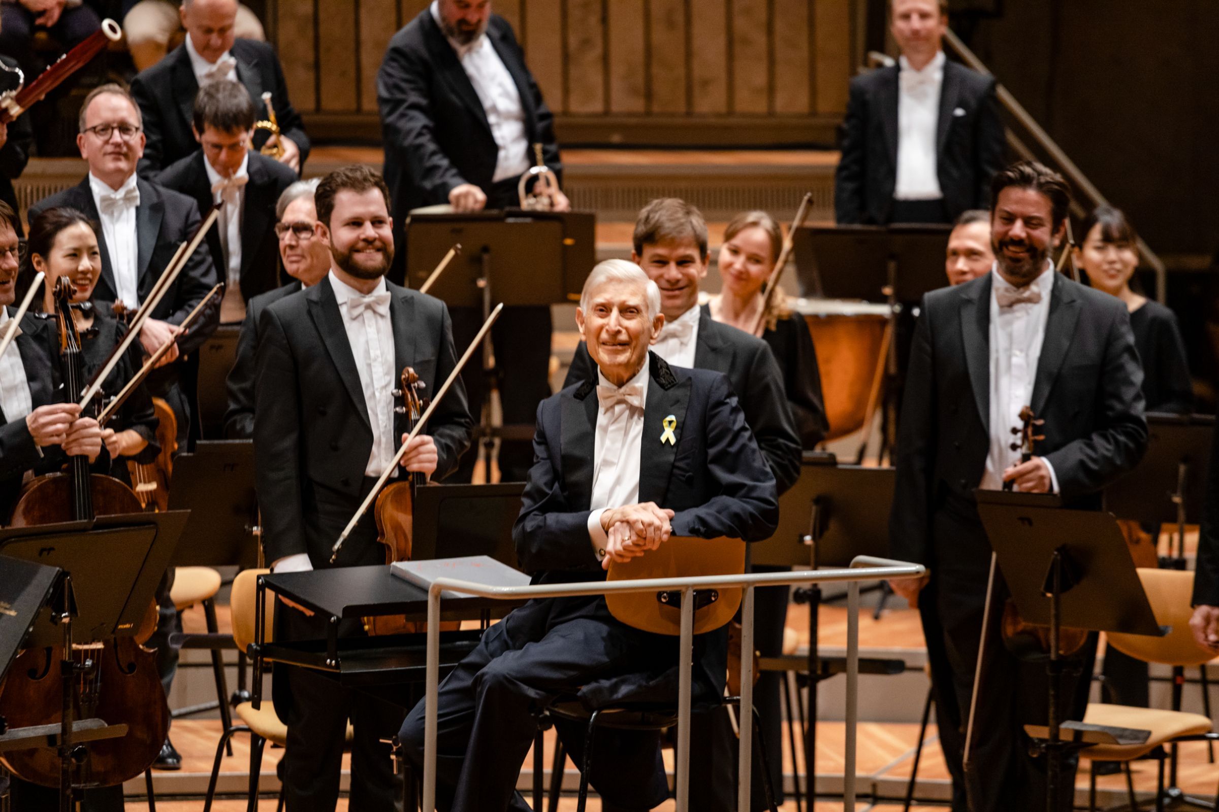 Herbert Blomstedt and the Berliner Philharmoniker &copy; Frederike van der Straeten