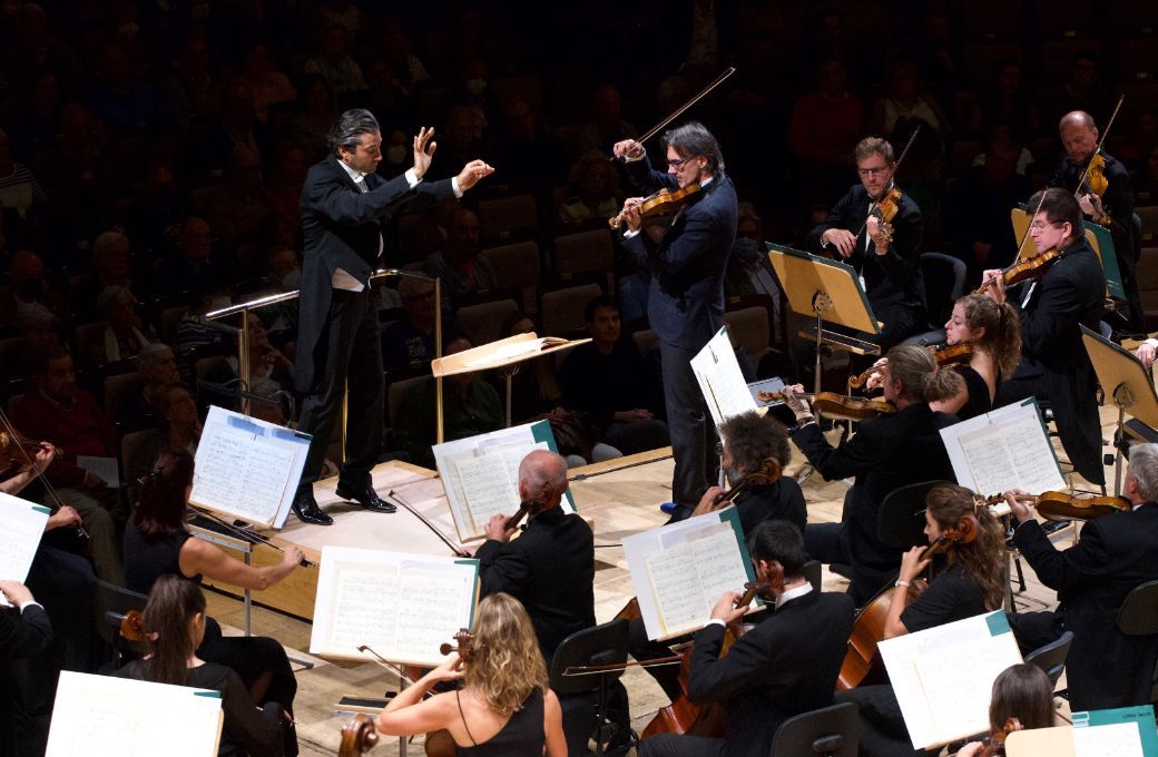 David Afkham y Leonidas Kavakos © Rafa Martín | OCNE