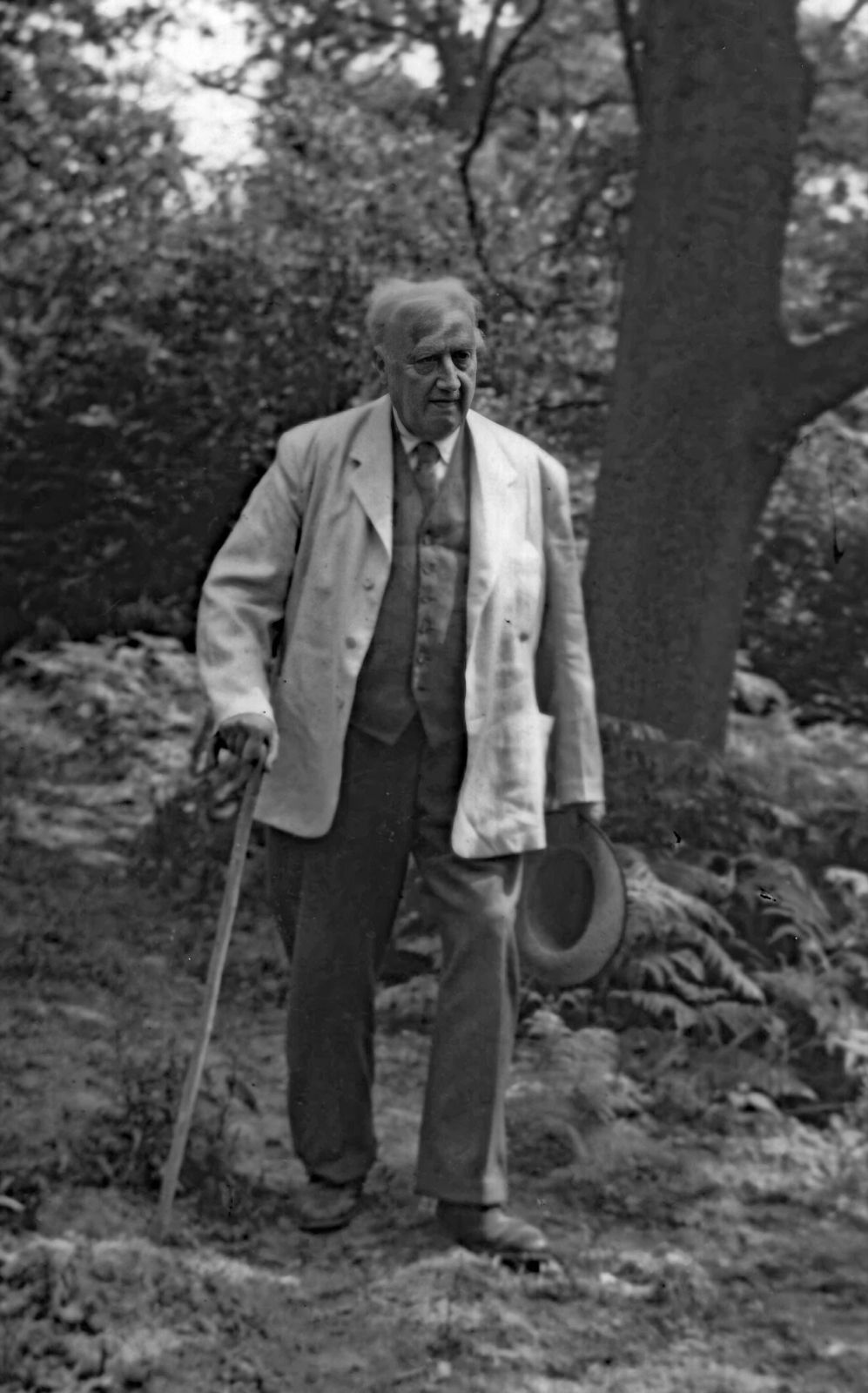 Ralph Vaughan Williams in 1952, photographed by Ursula Wood &copy; Vaughan Williams Charitable Trust