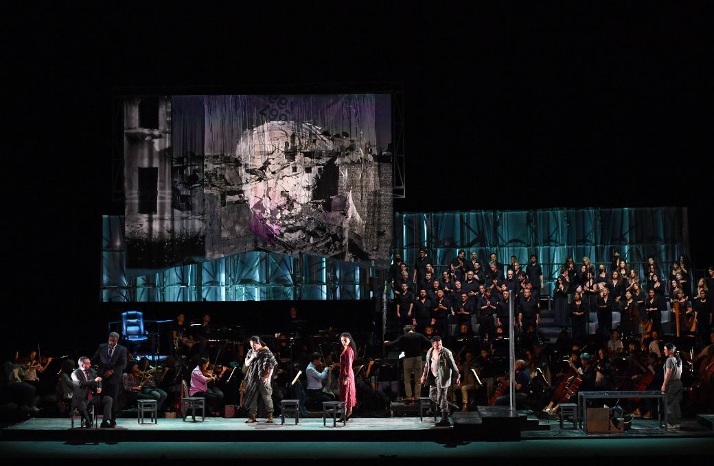 <i>Aida</i> &agrave; l'Op&eacute;ra Orchestre National Montpellier &copy; Marc Ginot