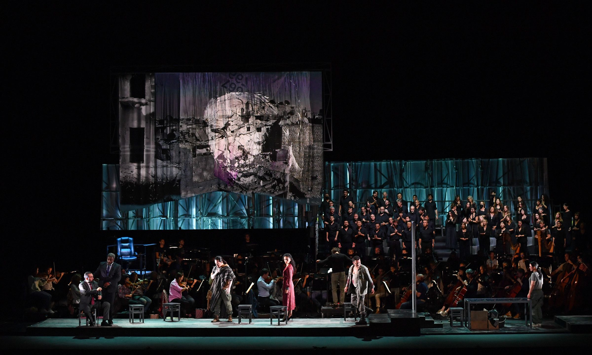 <i>Aida</i> à l'Opéra Orchestre National Montpellier &copy; Marc Ginot